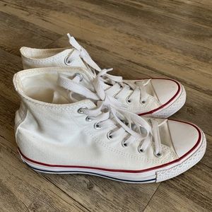 White High-Top Converse Women’s Size 7